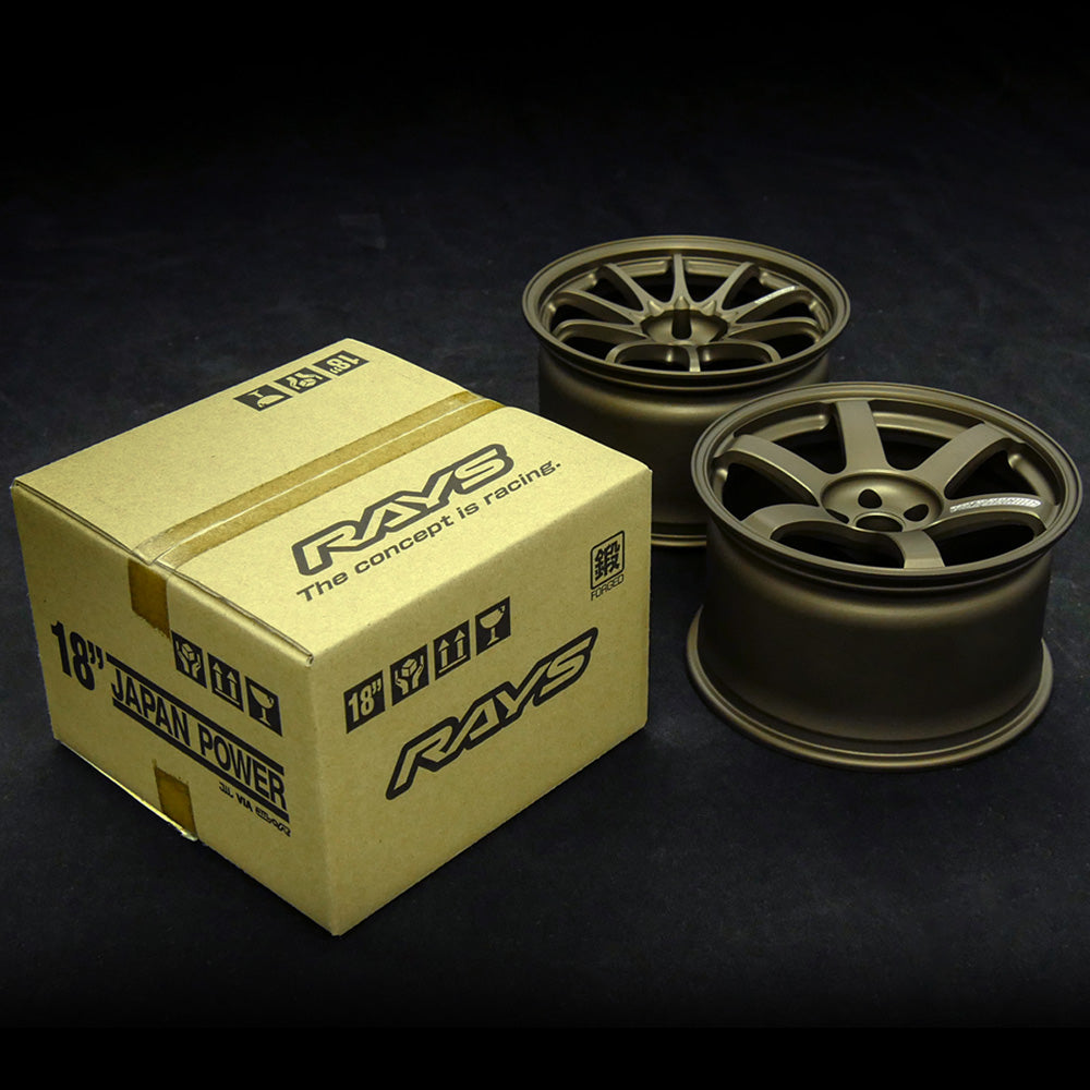 レイズ オフィシャル ボルクレーシング TE37 サガ S-Plus 1/4スケール BR【予約販売】