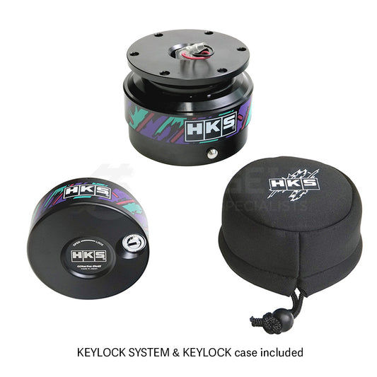 HKS クイックリリース Xワークス ベル ラフィックスII キーロックセット OC【予約販売】