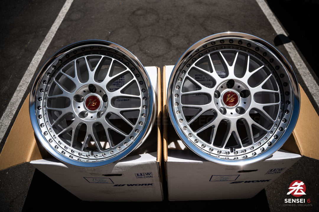 ワーク VSKF# / 18x9.5 +14、18x10.5 +15 / 5x114.3 / ライトグレーシルバー