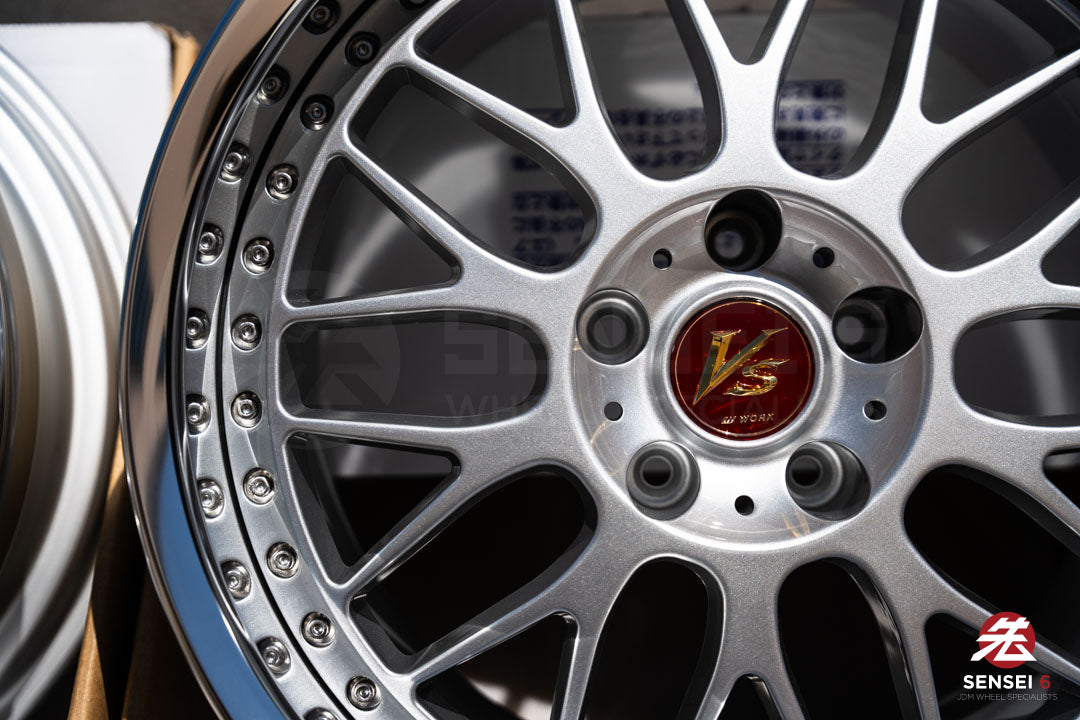 ワーク VSKF# / 18x9.5 +14、18x10.5 +15 / 5x114.3 / ライトグレーシルバー
