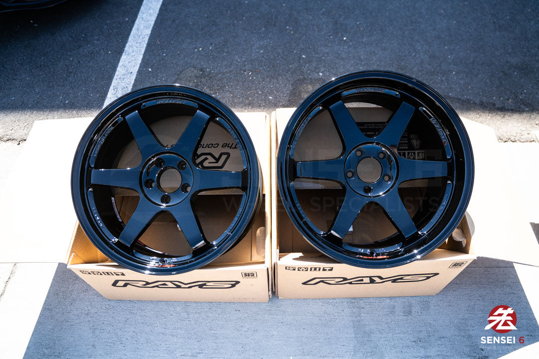 Volk TE37SL / 19x9.5 +22、19x10.5 +35 / 5x112 / ダイヤモンドブラック