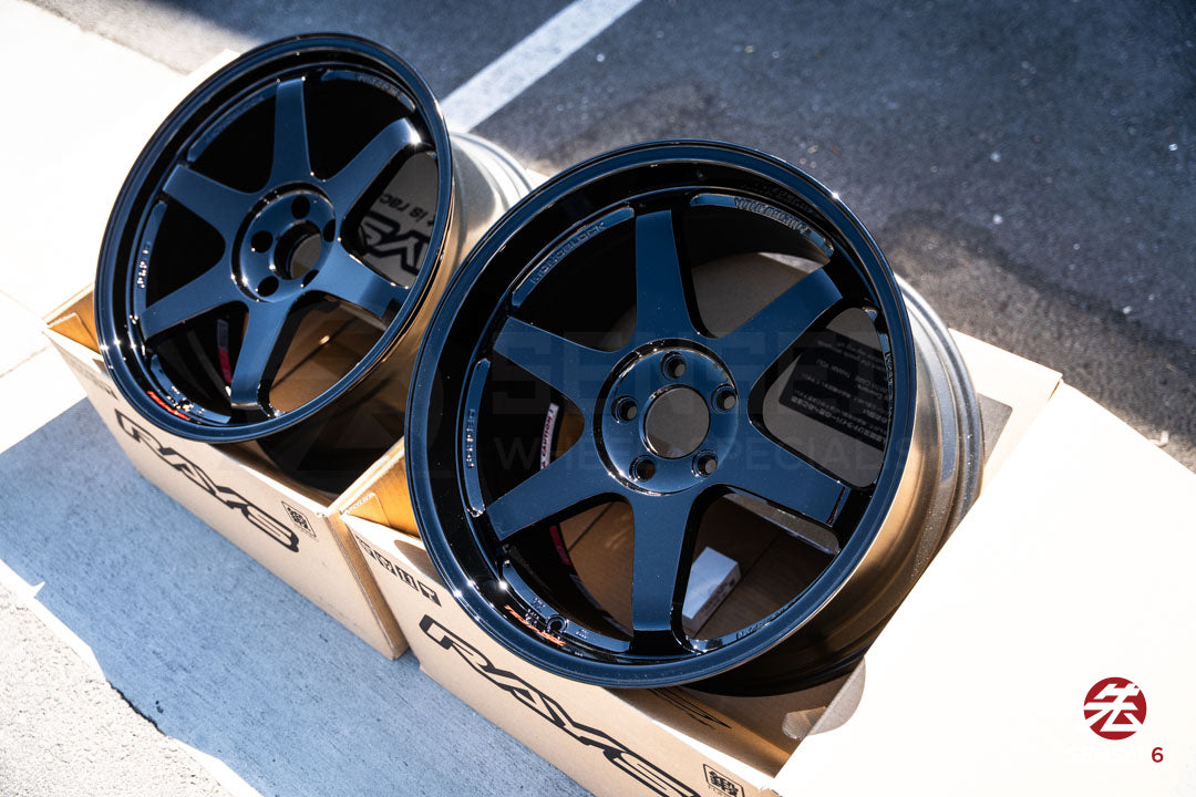Volk TE37SL / 19x9.5 +22、19x10.5 +35 / 5x112 / ダイヤモンドブラック