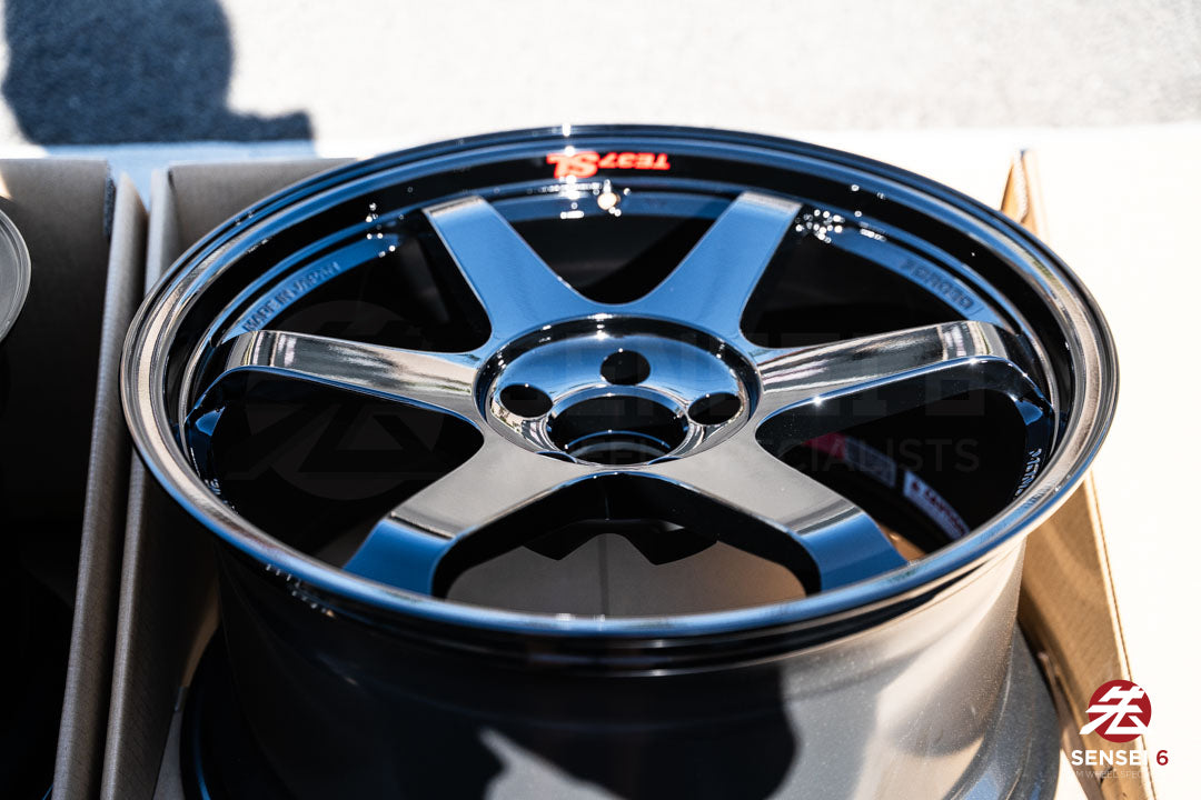 Volk TE37SL / 19x9.5 +22、19x10.5 +35 / 5x112 / ダイヤモンドブラック