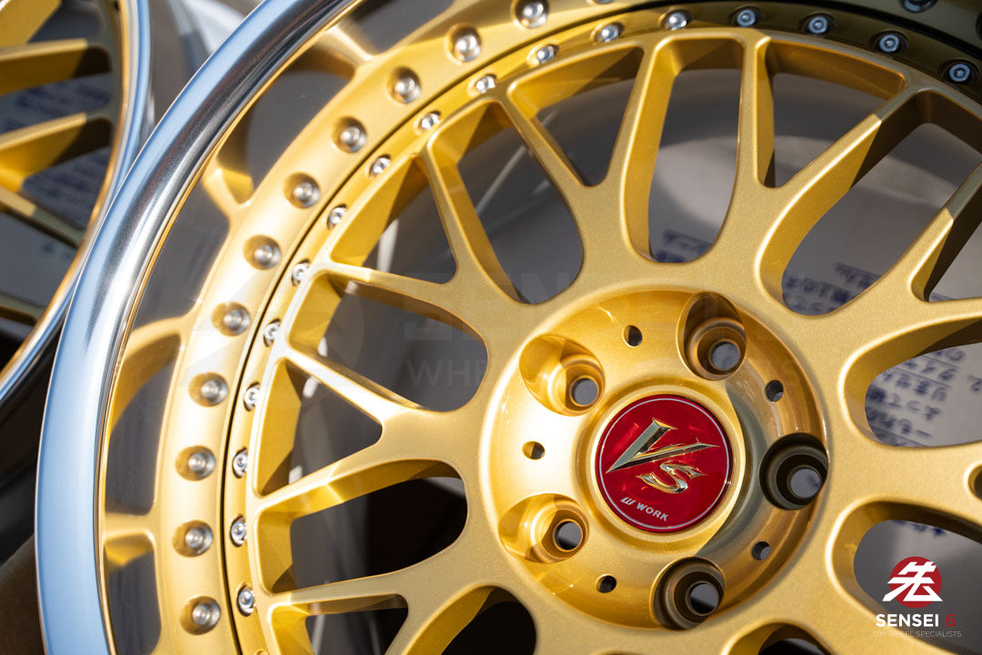 ワーク VSKF# / 18x9.5 +14、18x10.5 +15 / 5x114.3 / ライトグレーシルバー
