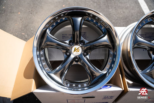 Work VSKF# / 18x9.5 +22, 18x9.5 +21 / 5x114.3 / Brilliant Silver Black (BSB)
