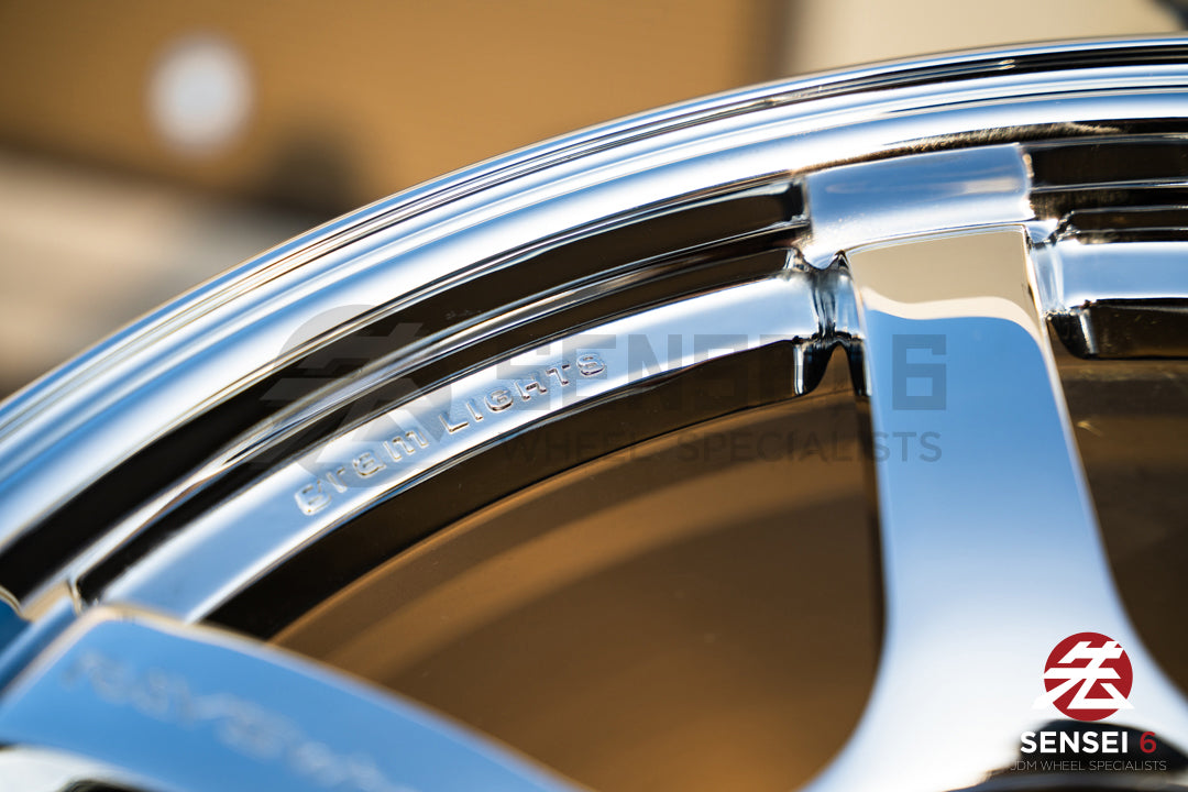 Gram Lights 57DR / 18x9.5 +22 / 5x114.3 / Chrome