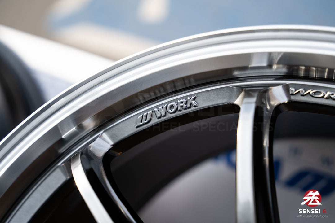 Work Emotion ZR10 1P / 19x8.5 +38, 19x9.5 +38 / 5x114.3 / Glim Black Diamond Cut Rim (GTKRC)