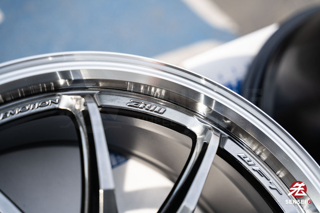 Work Emotion ZR10 1P / 19x8.5 +38 / 5x114.3 / Glim Black Diamond Cut Rim (GTKRC)