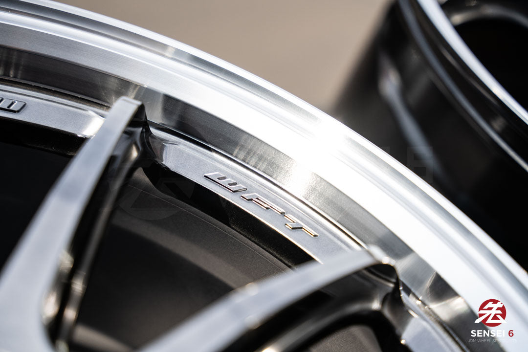 Work Emotion ZR10 1P / 19x8.5 +38 / 5x114.3 / Glim Black Diamond Cut Rim (GTKRC)