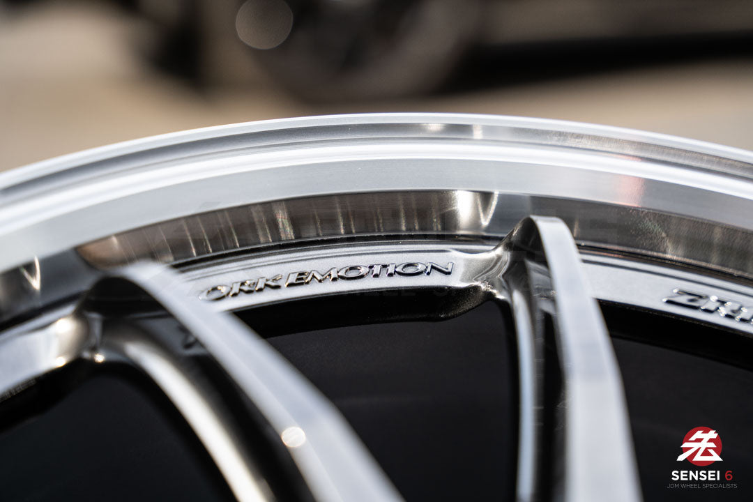 Work Emotion ZR10 1P / 19x8.5 +38 / 5x114.3 / Glim Black Diamond Cut Rim (GTKRC)