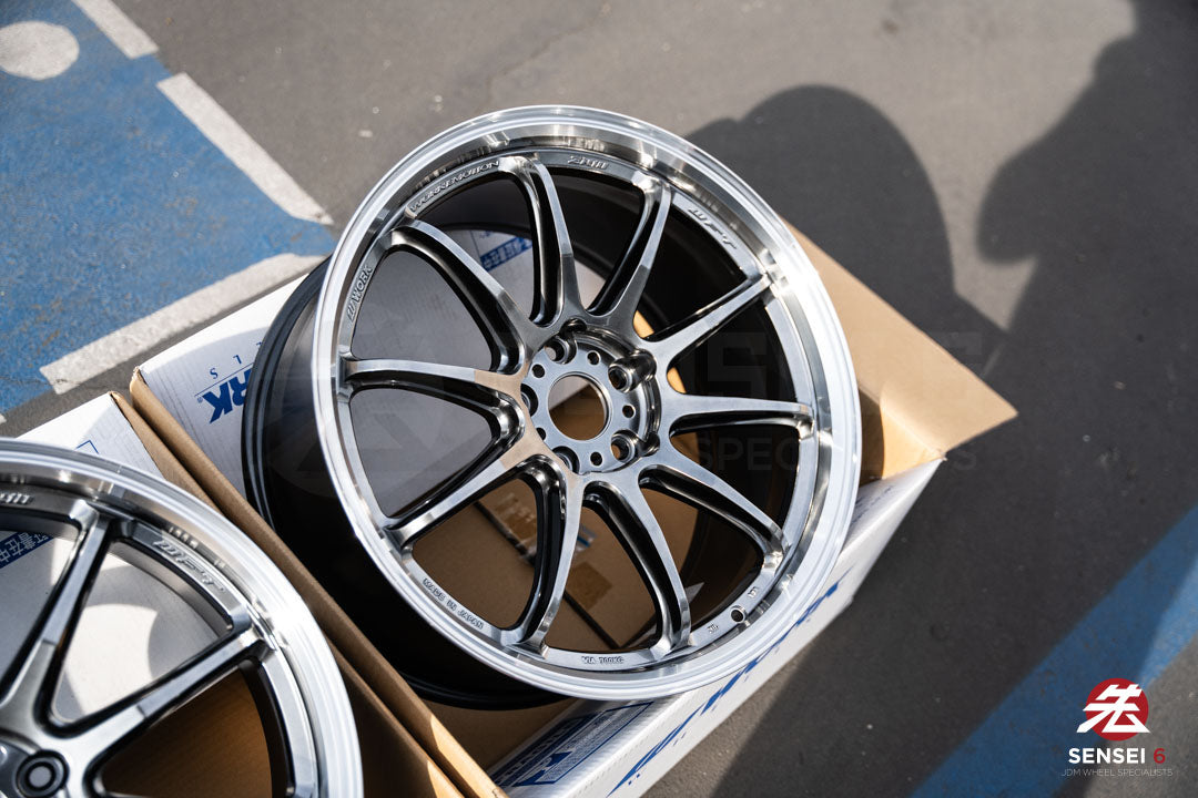 Work Emotion ZR10 1P / 19x9.5 +38 / 5x114.3 / Llanta Glim Black con corte de diamante (GTKRC)