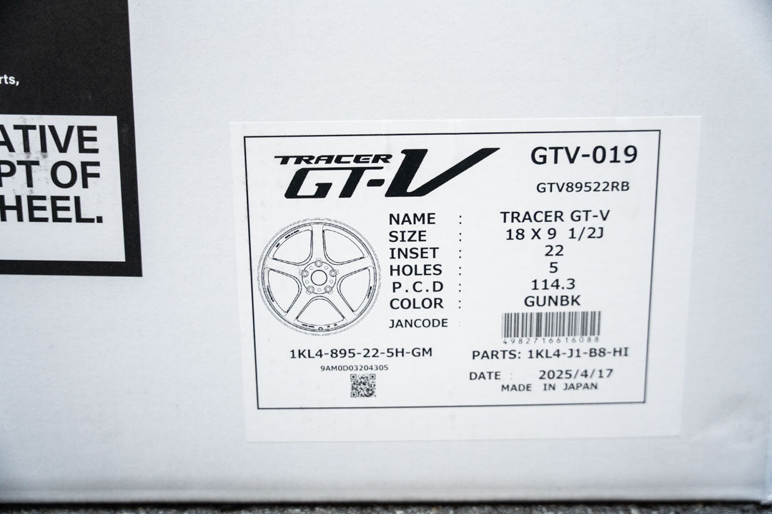 AME Tracer GTV / 18x9.5 +22 / 5x114.3 / Gun Black (DGM)