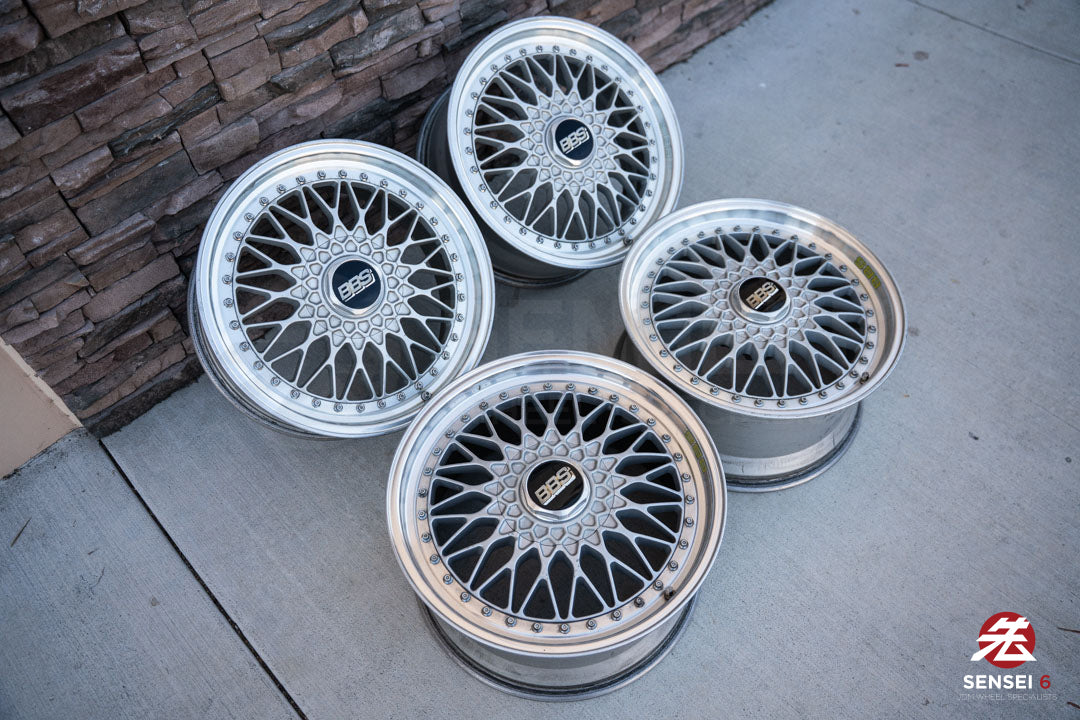 18" BBS Super RS (Used Wheels) / 5x114.3 / 18x8 +42, 18x9 +37 / Silver