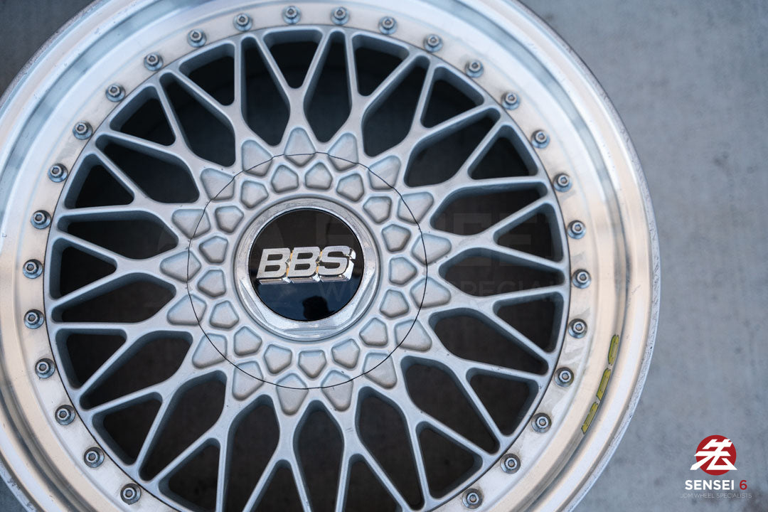 18" BBS Super RS (Used Wheels) / 5x114.3 / 18x8 +42, 18x9 +37 / Silver