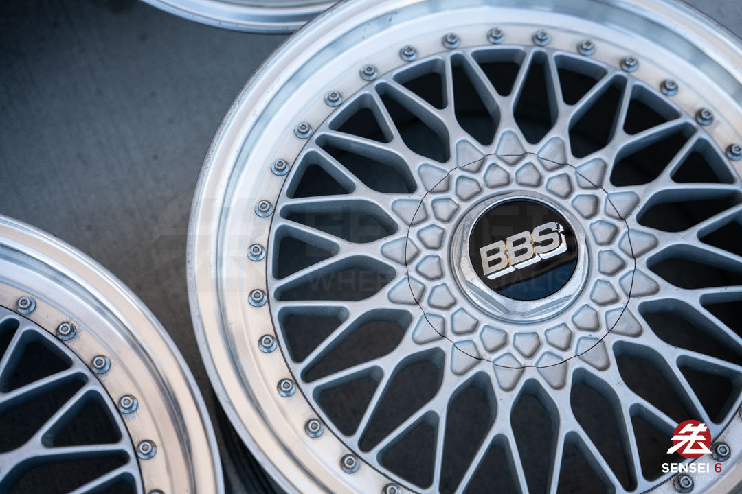 18" BBS Super RS (Used Wheels) / 5x114.3 / 18x8 +42, 18x9 +37 / Silver