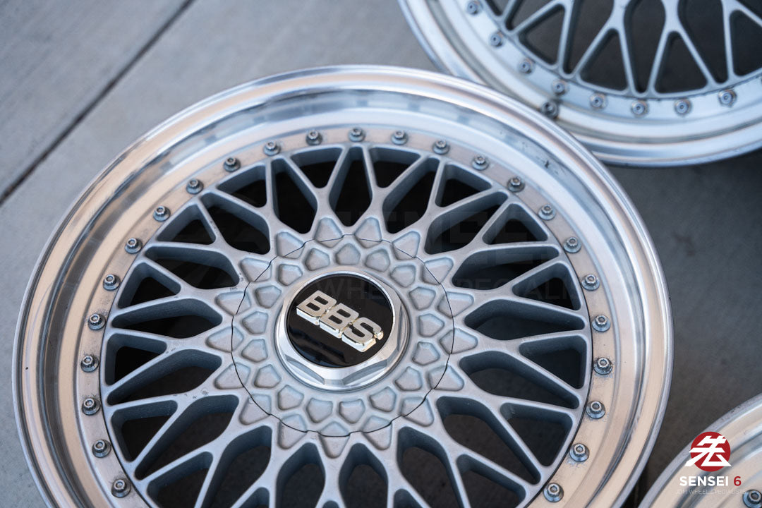 18" BBS Super RS (Used Wheels) / 5x114.3 / 18x8 +42, 18x9 +37 / Silver