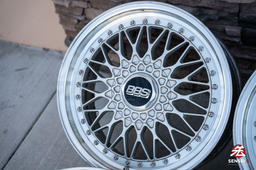 18" BBS Super RS (Used Wheels) / 5x114.3 / 18x8 +42, 18x9 +37 / Silver
