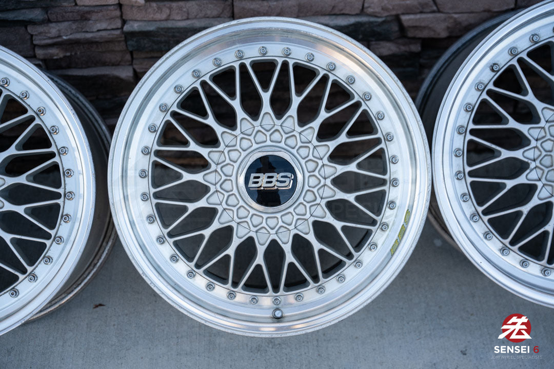 18" BBS Super RS (Used Wheels) / 5x114.3 / 18x8 +42, 18x9 +37 / Silver