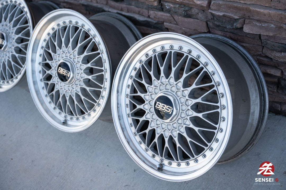 18" BBS Super RS (Used Wheels) / 5x114.3 / 18x8 +42, 18x9 +37 / Silver