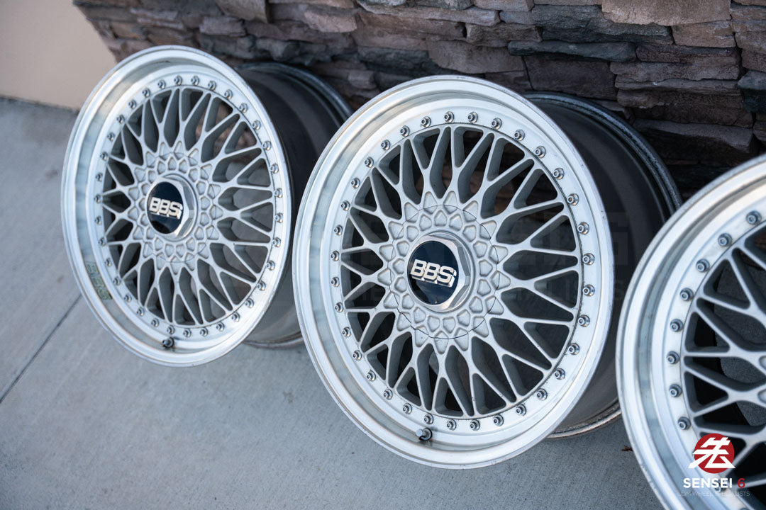 18" BBS Super RS (Used Wheels) / 5x114.3 / 18x8 +42, 18x9 +37 / Silver