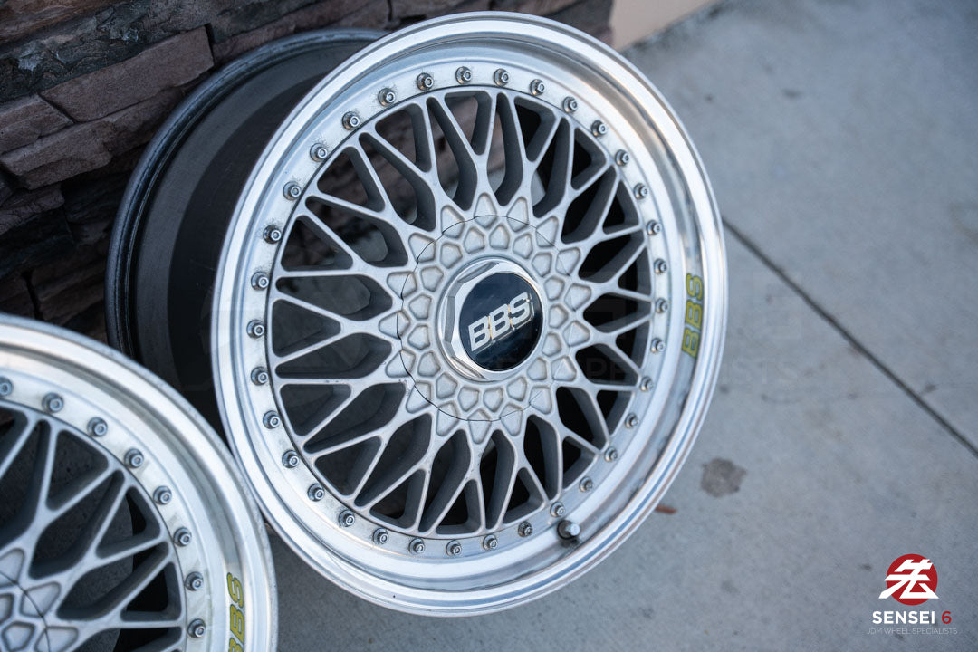 18" BBS Super RS (Used Wheels) / 5x114.3 / 18x8 +42, 18x9 +37 / Silver