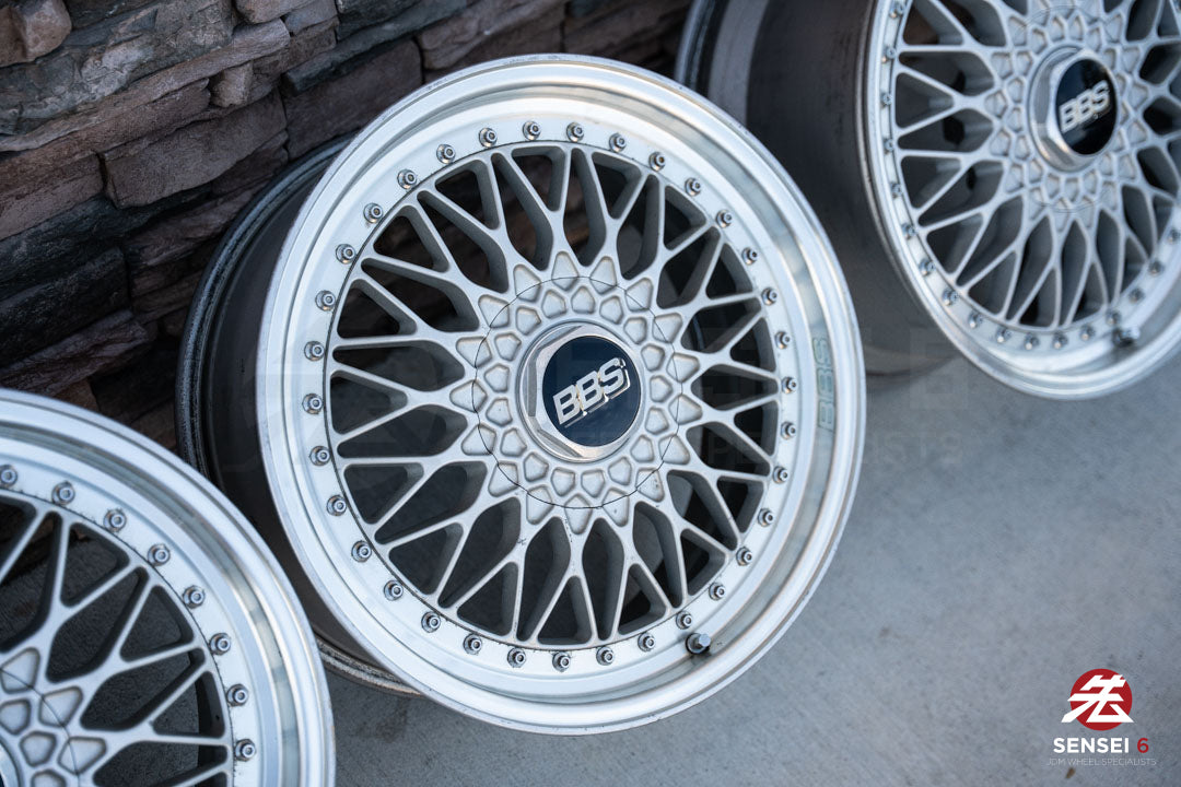 18" BBS Super RS (Used Wheels) / 5x114.3 / 18x8 +42, 18x9 +37 / Silver