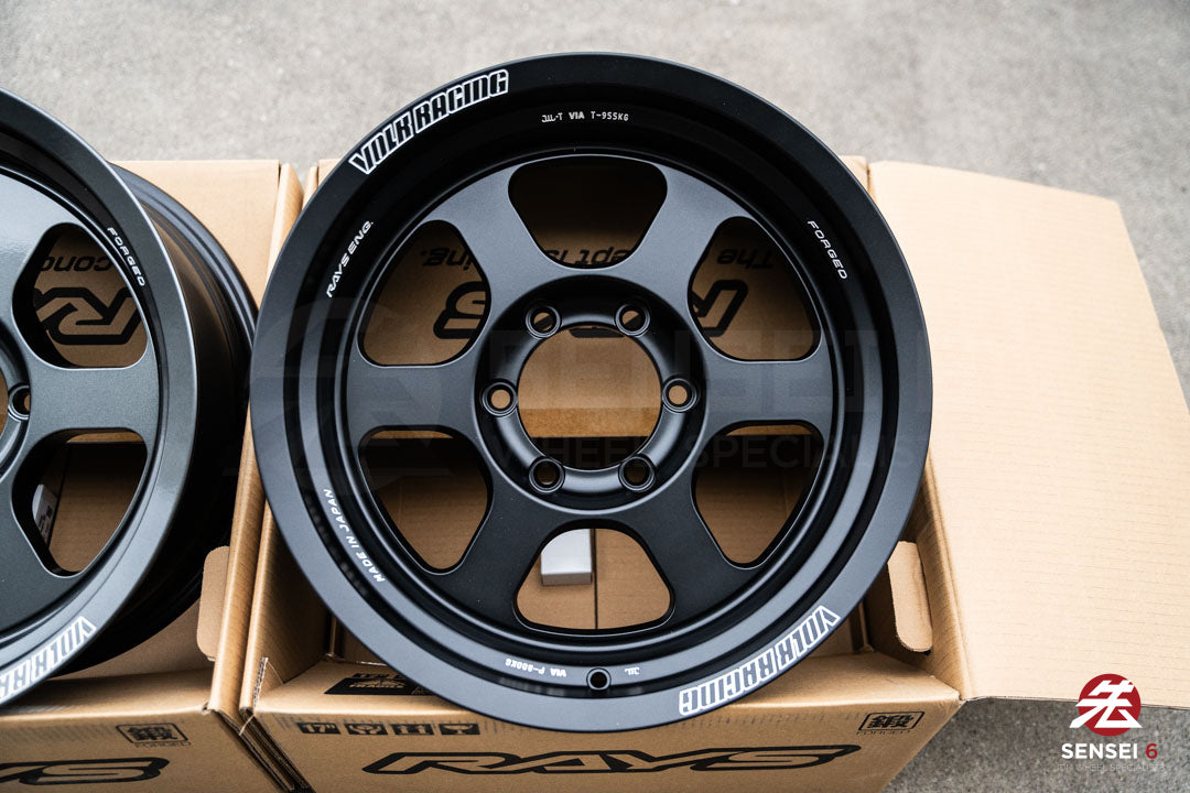 Volk TE37XT M-Spec / 17x8.5 -10 / 6x139.7 / Matte Black (MB)