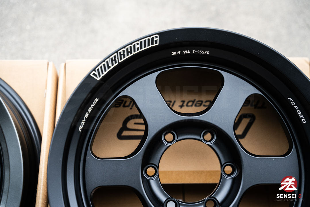 Volk TE37XT M-Spec / 17x8.5 -10 / 6x139.7 / Matte Black (MB)
