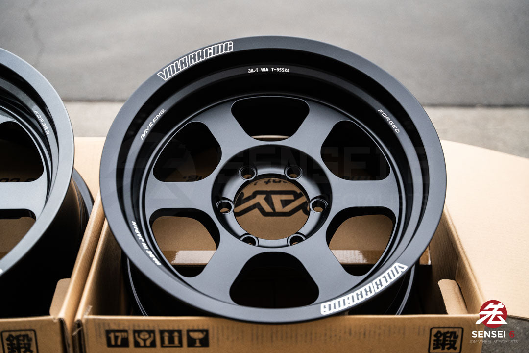 Volk TE37XT M-Spec / 17x8.5 -10 / 6x139.7 / Matte Black (MB)