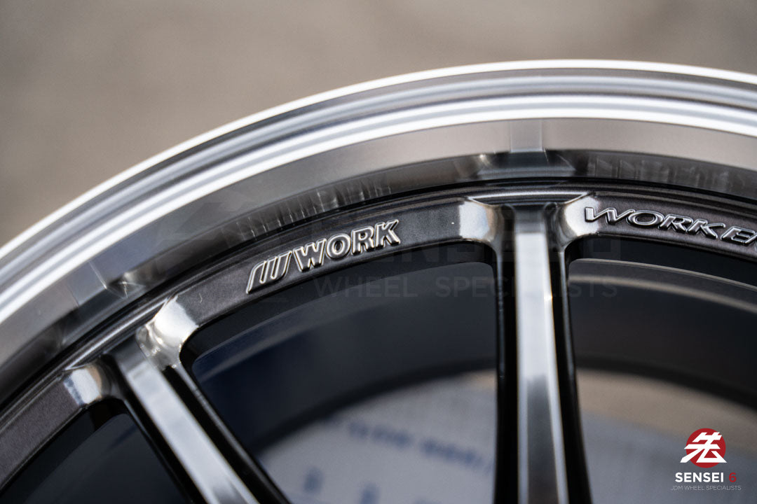 Work Emotion ZR10 1P / 18x9.5 +38 / 5x114.3 / Titanio con corte de diamante (HGLC)