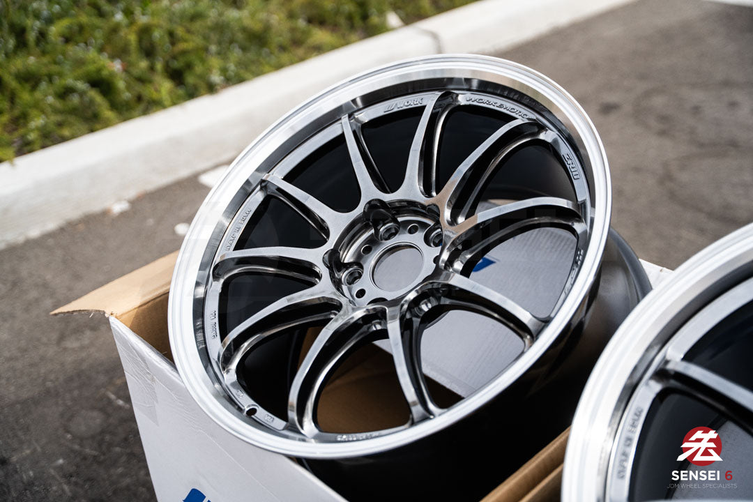 Work Emotion ZR10 1P / 18x9.5 +38 / 5x114.3 / Titanio con corte de diamante (HGLC)