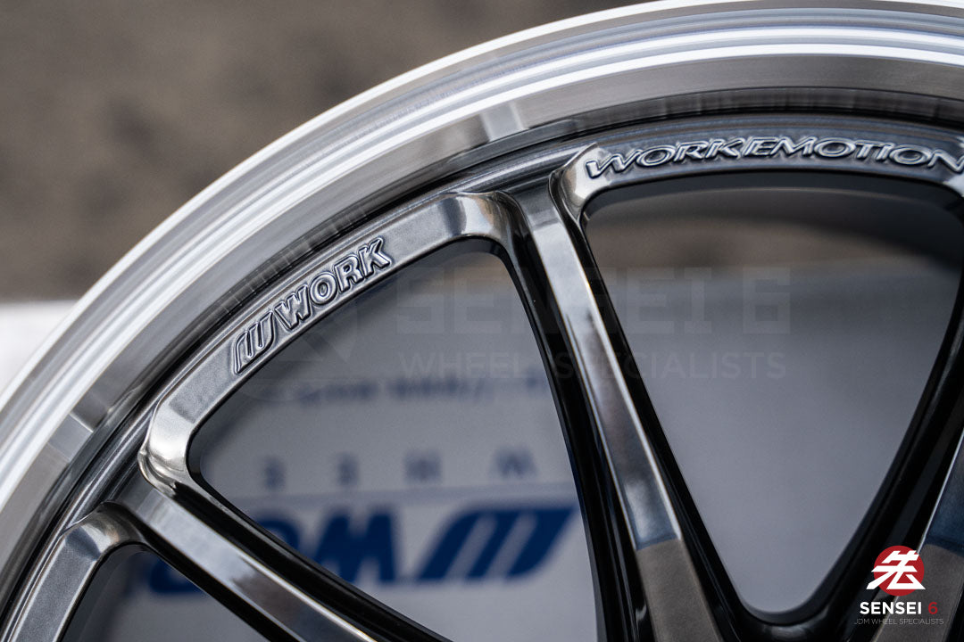 Work Emotion ZR10 1P / 18x9.5 +22 / 5x114.3 / Llanta Glim Black con corte de diamante (GTKRC)