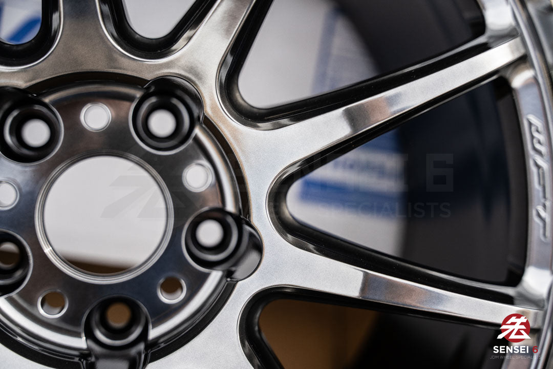 Work Emotion ZR10 1P / 18x9.5 +22 / 5x114.3 / Llanta Glim Black con corte de diamante (GTKRC)