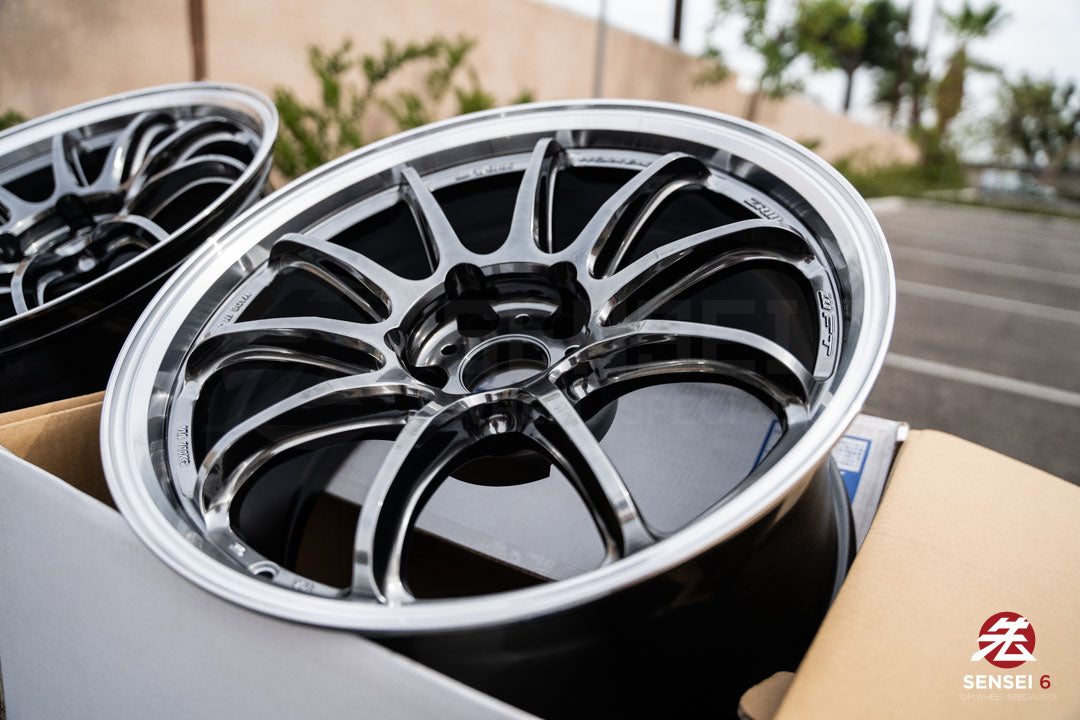 Work Emotion ZR10 1P / 18x9.5 +22 / 5x114.3 / Llanta Glim Black con corte de diamante (GTKRC)
