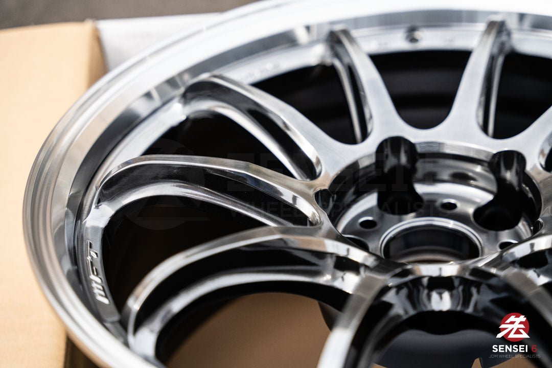 Work Emotion ZR10 1P / 18x9.5 +22 / 5x114.3 / Llanta Glim Black con corte de diamante (GTKRC)