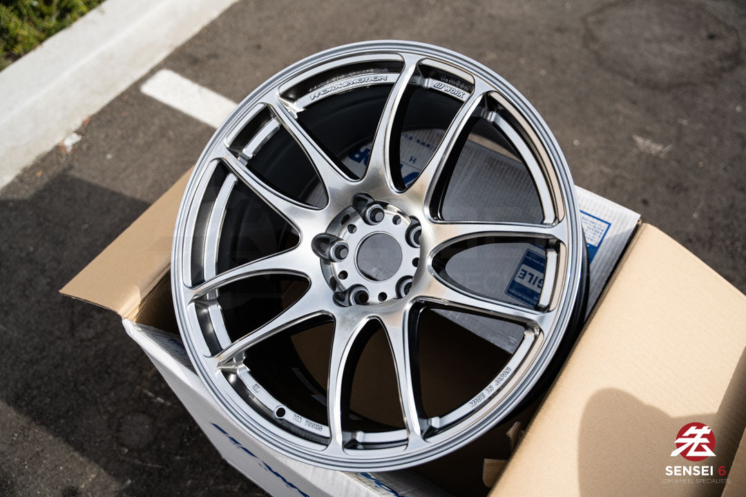 Work Emotion CR Kiwami / 18x9.5 +12 / 5x114.3 / Plata GT (GTS)