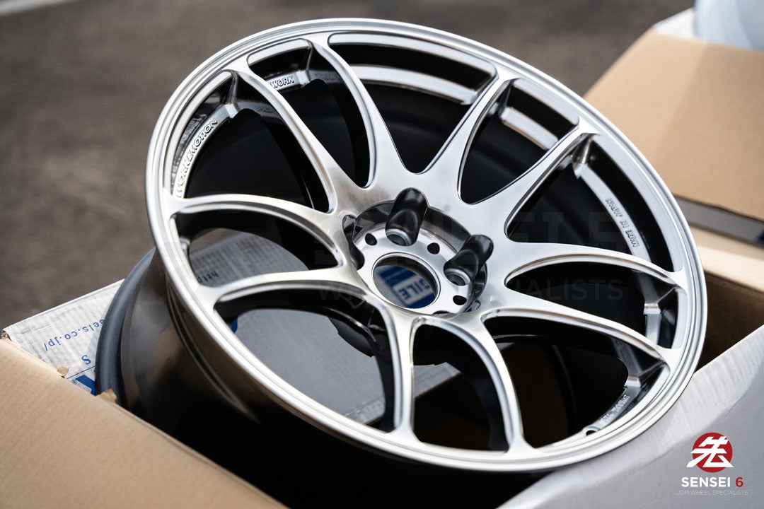 Work Emotion CR Kiwami / 18x9.5 +12 / 5x114.3 / Plata GT (GTS)