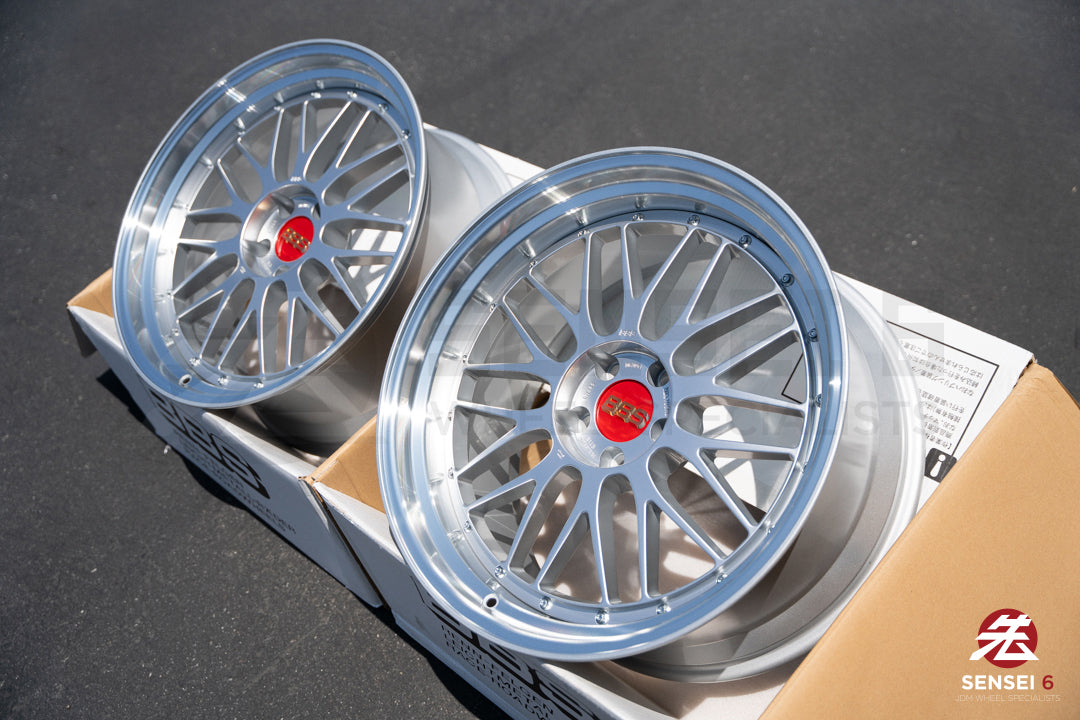 BBS LM / 20x9.5 +8, 20x10.5 +15 / 5x112 / Diamond Silver