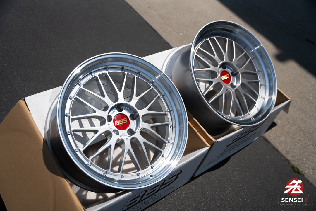 BBS LM / 20x9.5 +8, 20x10.5 +15 / 5x112 / Diamond Silver