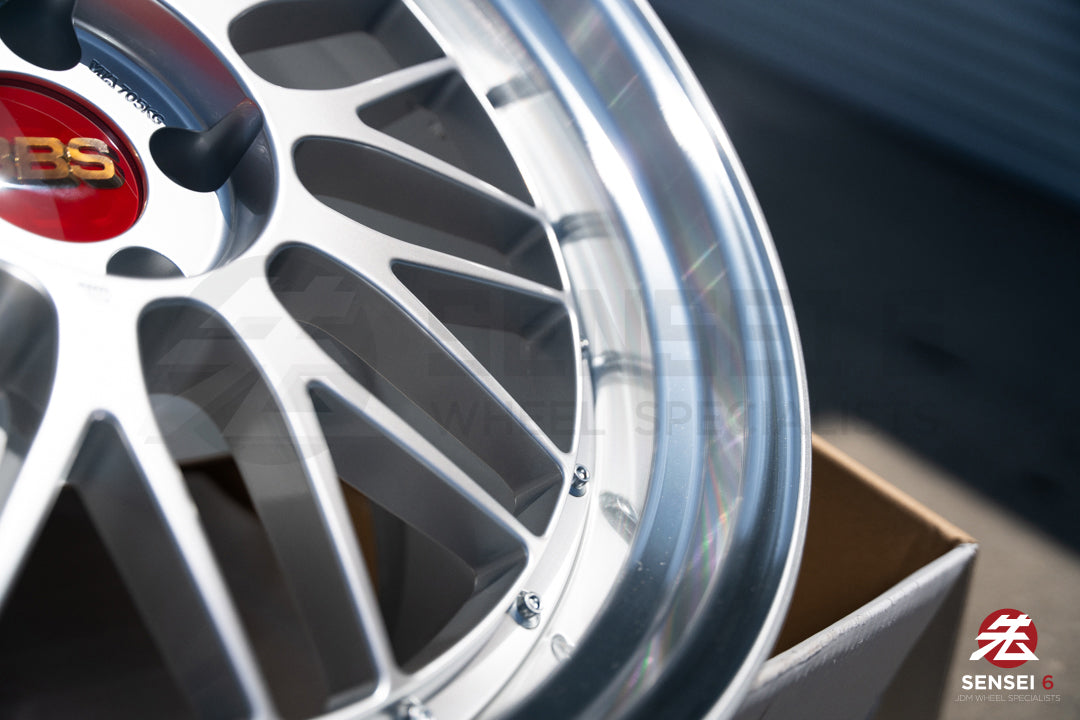 BBS LM / 20x9.5 +8, 20x10.5 +15 / 5x112 / Diamond Silver