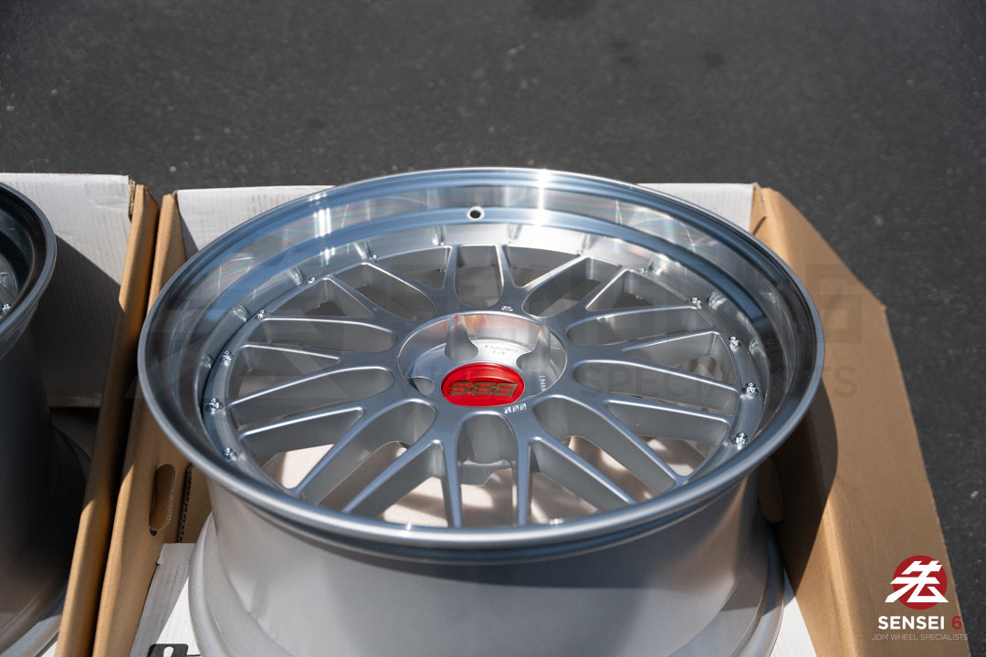 BBS LM / 20x9.5 +8, 20x10.5 +15 / 5x112 / Diamond Silver