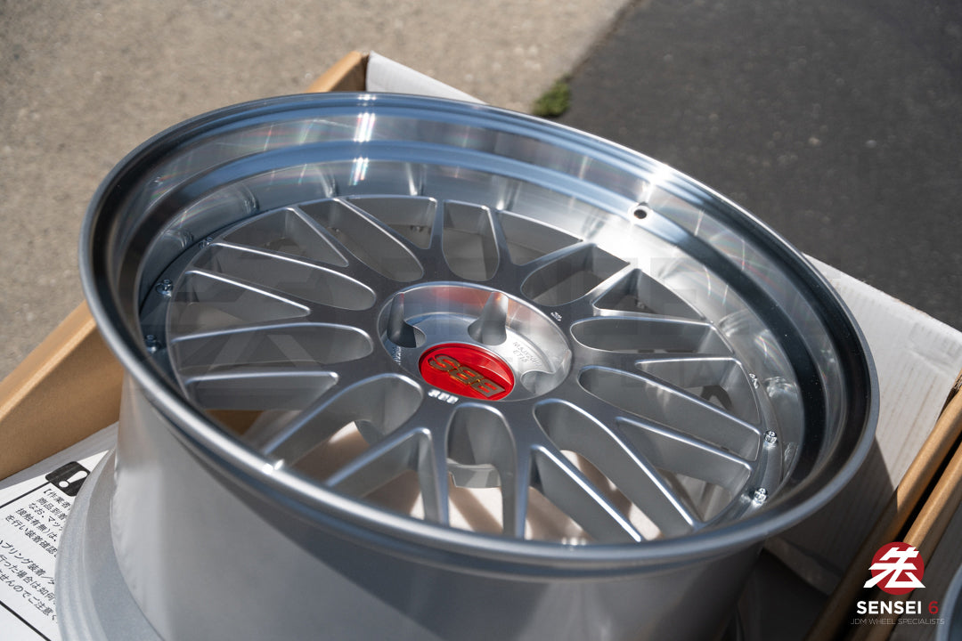 BBS LM / 20x9.5 +8, 20x10.5 +15 / 5x112 / Diamond Silver