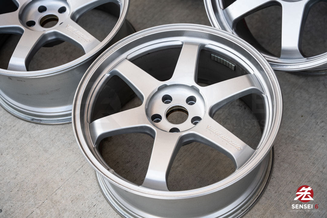 20" Volk TE37 Ultra M-Spec (Used Wheels) / 5x114.3 / 20x9.5 +28 / Diamond Silver