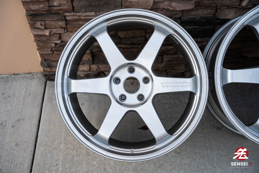 20" Volk TE37 Ultra M-Spec (Used Wheels) / 5x114.3 / 20x9.5 +28 / Diamond Silver