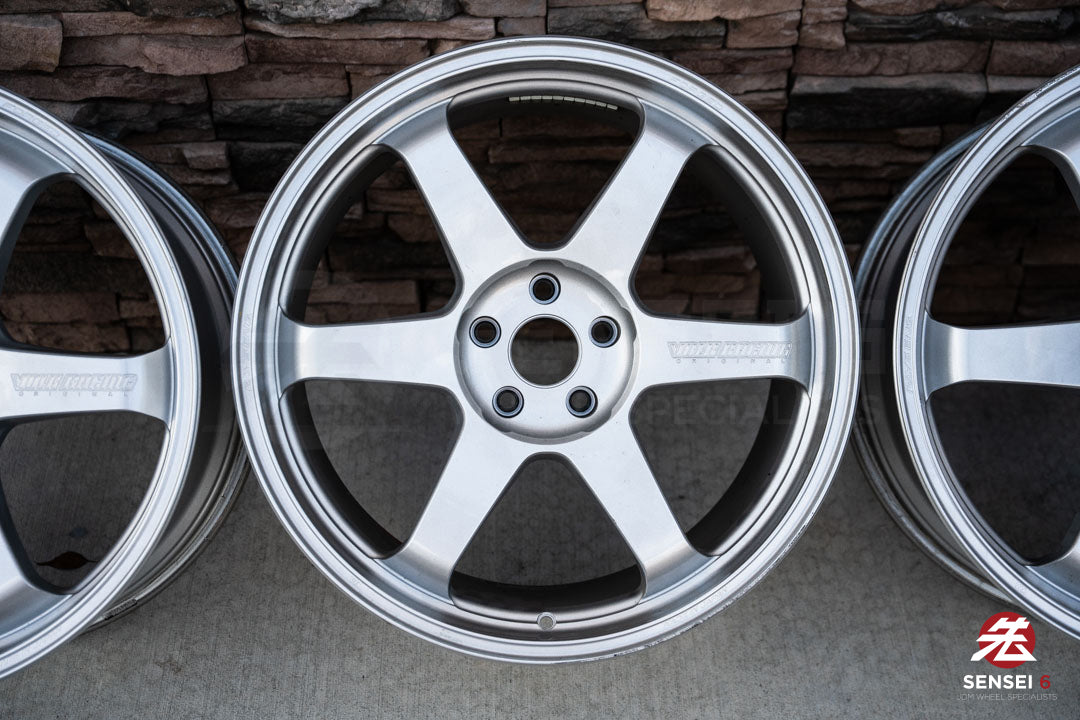 20" Volk TE37 Ultra M-Spec (Used Wheels) / 5x114.3 / 20x9.5 +28 / Diamond Silver