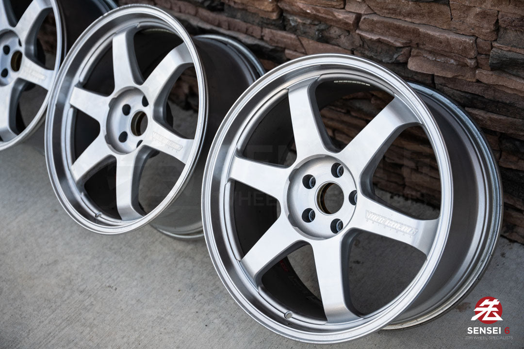 20" Volk TE37 Ultra M-Spec (Used Wheels) / 5x114.3 / 20x9.5 +28 / Diamond Silver