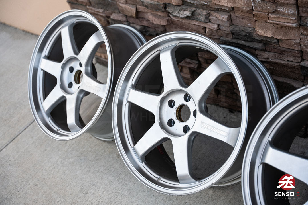 20" Volk TE37 Ultra M-Spec (Used Wheels) / 5x114.3 / 20x9.5 +28 / Diamond Silver