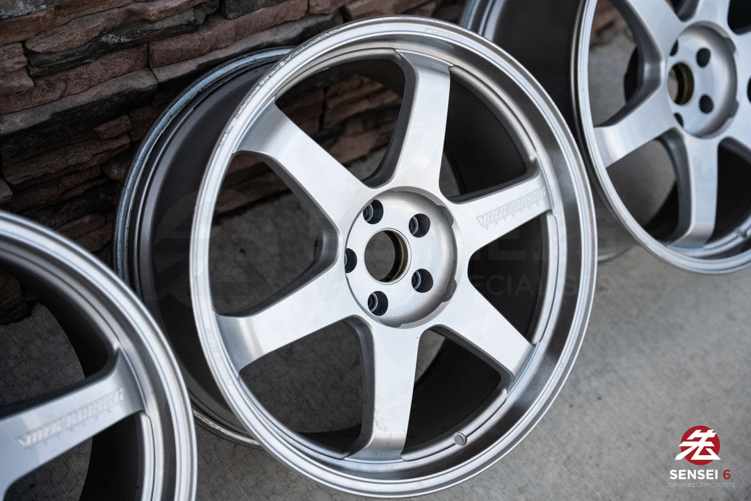 20" Volk TE37 Ultra M-Spec (Used Wheels) / 5x114.3 / 20x9.5 +28 / Diamond Silver