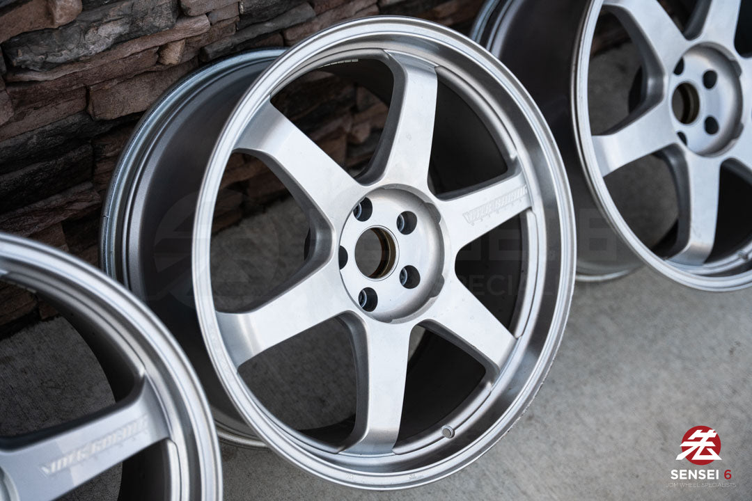 20" Volk TE37 Ultra M-Spec (Used Wheels) / 5x114.3 / 20x9.5 +28 / Diamond Silver