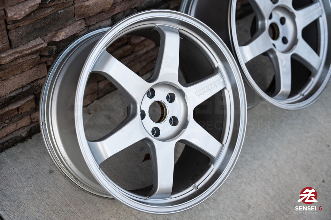 20" Volk TE37 Ultra M-Spec (Used Wheels) / 5x114.3 / 20x9.5 +28 / Diamond Silver